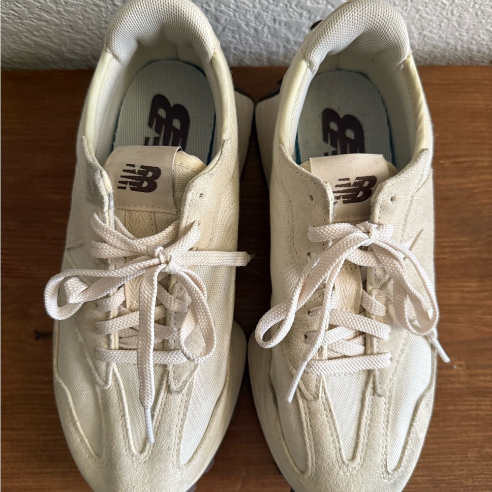 New Balance 327 in Suede Beige Sea Salt (Women’s) - Picture 4 of 7